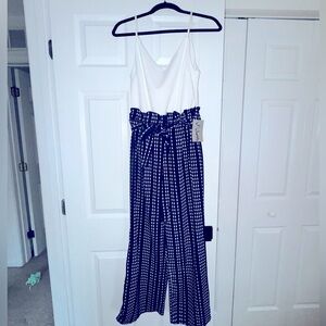 Blue and white Jumpsuit